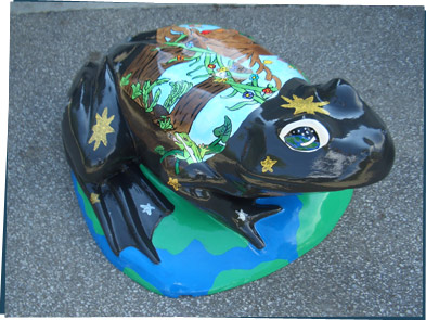 Painted frog