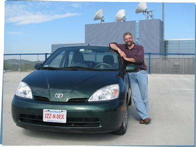 Prius and driver
