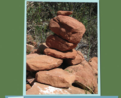 Cairn made of rocks