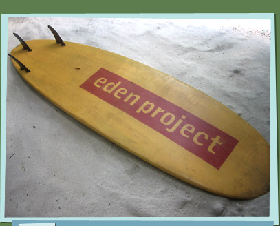 Eden Project surfboard