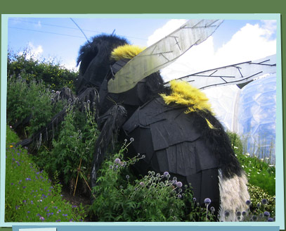 Giant bee statue