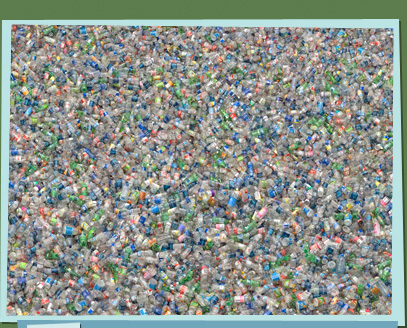 many plastic bottles