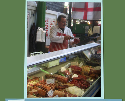 Butcher at Borough Market