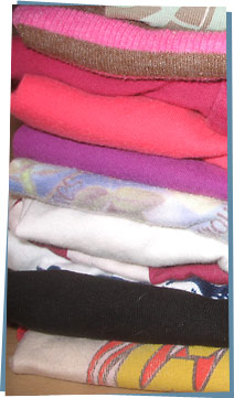 A pile of clothes