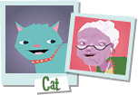 The Cat and Granny Green