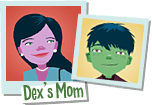 Dex's Mom and Dex